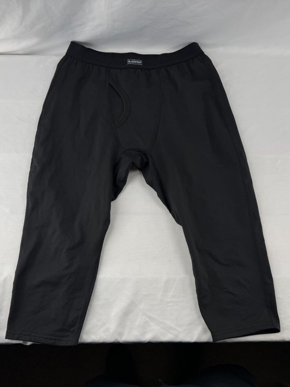 BlackStrap Men's Black Base Layer Pants Thermal Leggings Size Medium Made in USA